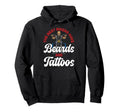 Motorcycle Biker Beard Tattoo Best Hoodie - Streetwear Style Men Women - T-Shirt, Sweatshirt, Hoodie