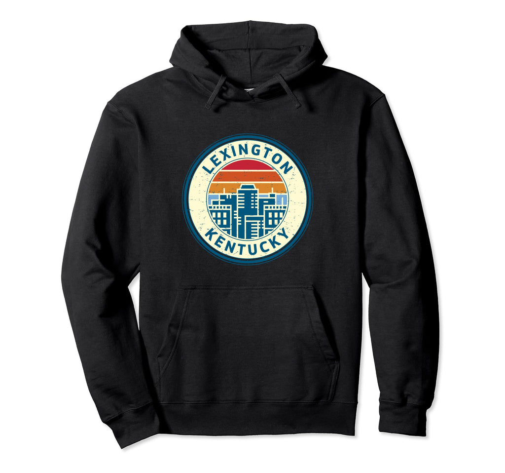 Lexington Skyline Kentucky Ky 70S 80S Hoodie - Fun Novelty Design Men Women - T-Shirt, Sweatshirt, Hoodie