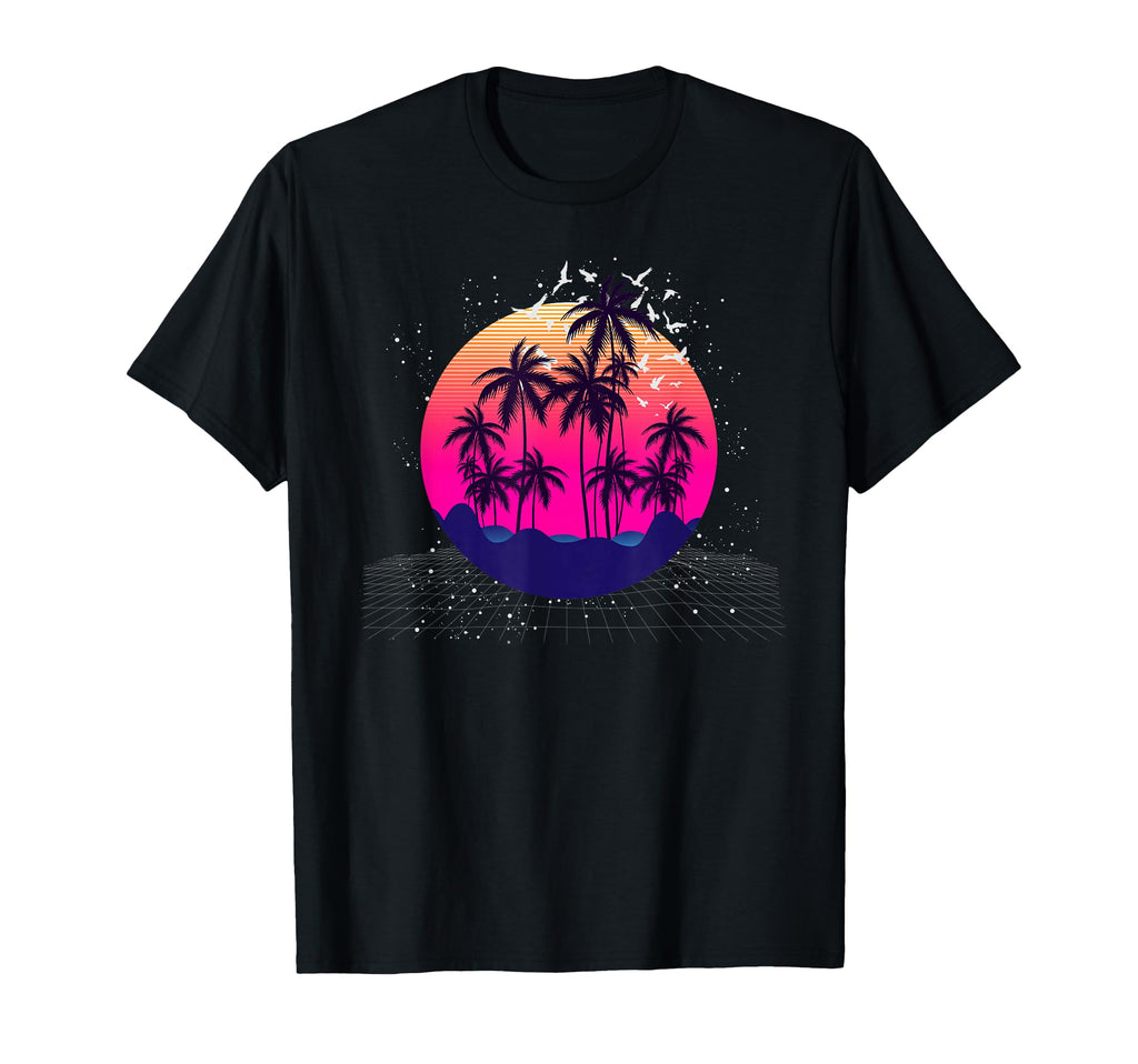 Vaporwave Aesthetic 80S Art T-Shirt - Casual Everyday Wear for Adults - T-Shirt, Sweatshirt, Hoodie