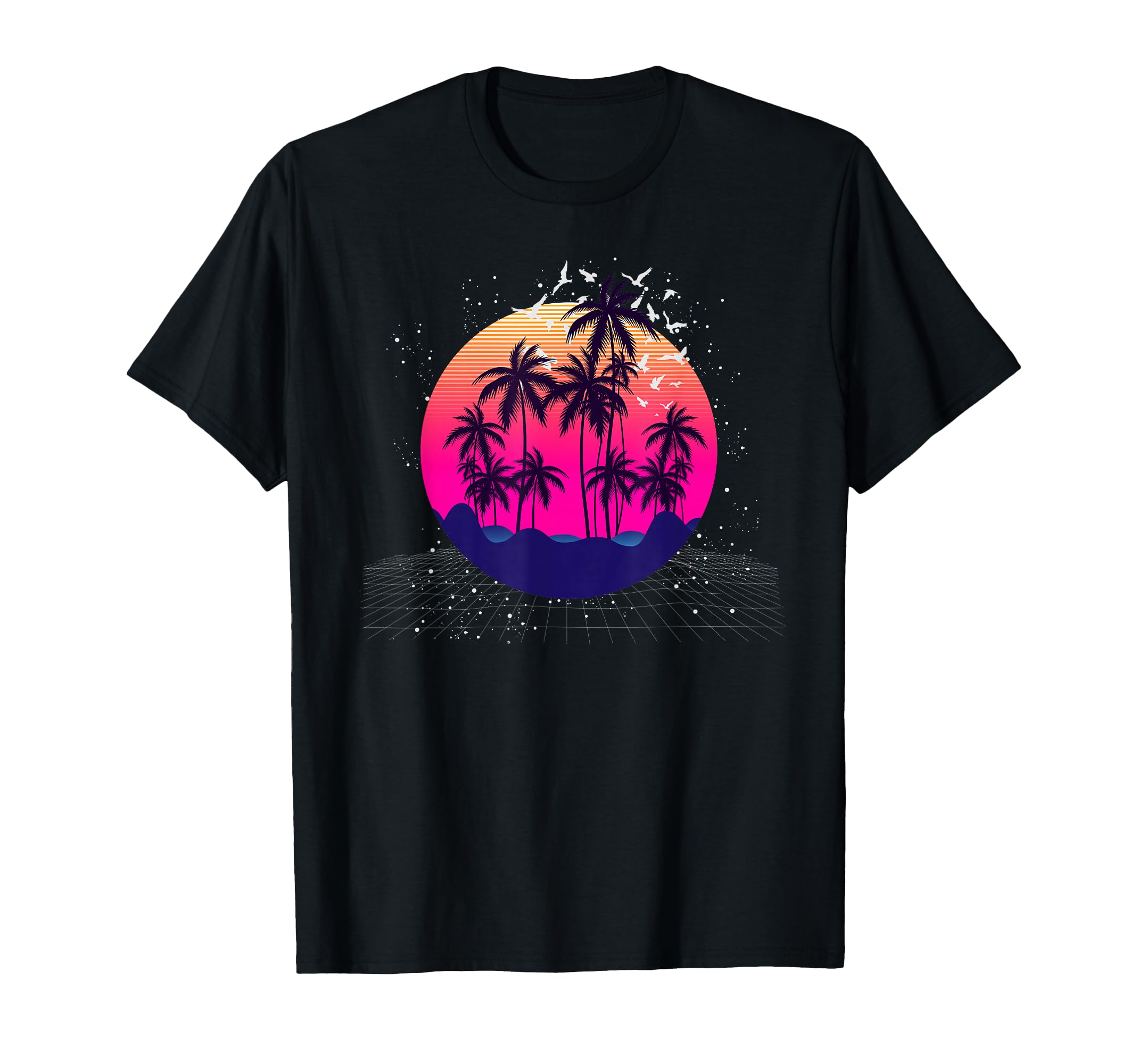Vaporwave Aesthetic 80S Art T-Shirt - Casual Everyday Wear for Adults - T-Shirt, Sweatshirt, Hoodie