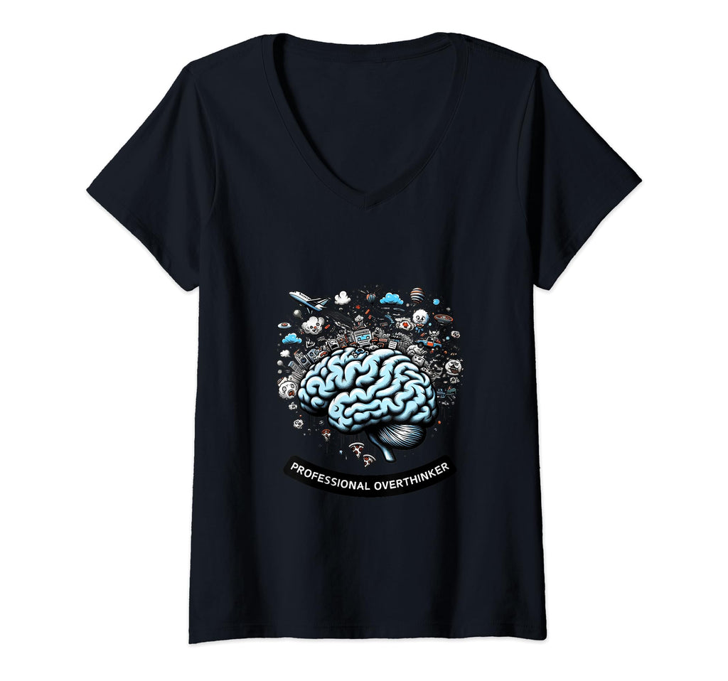Womens Mastermind Overthinker Cognitive T-Shirt - Unique Graphic Unisex - T-Shirt, Sweatshirt, Hoodie