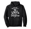 Take Care Dangerous Motorcycle Hoodie - Custom Art Print for Adults - T-Shirt, Sweatshirt, Hoodie