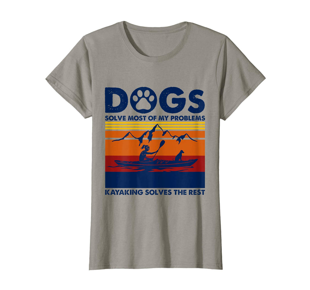 Womens Dogs And Kayaking Sunset Kayak T-Shirt - Streetwear Style Unisex - T-Shirt, Sweatshirt, Hoodie