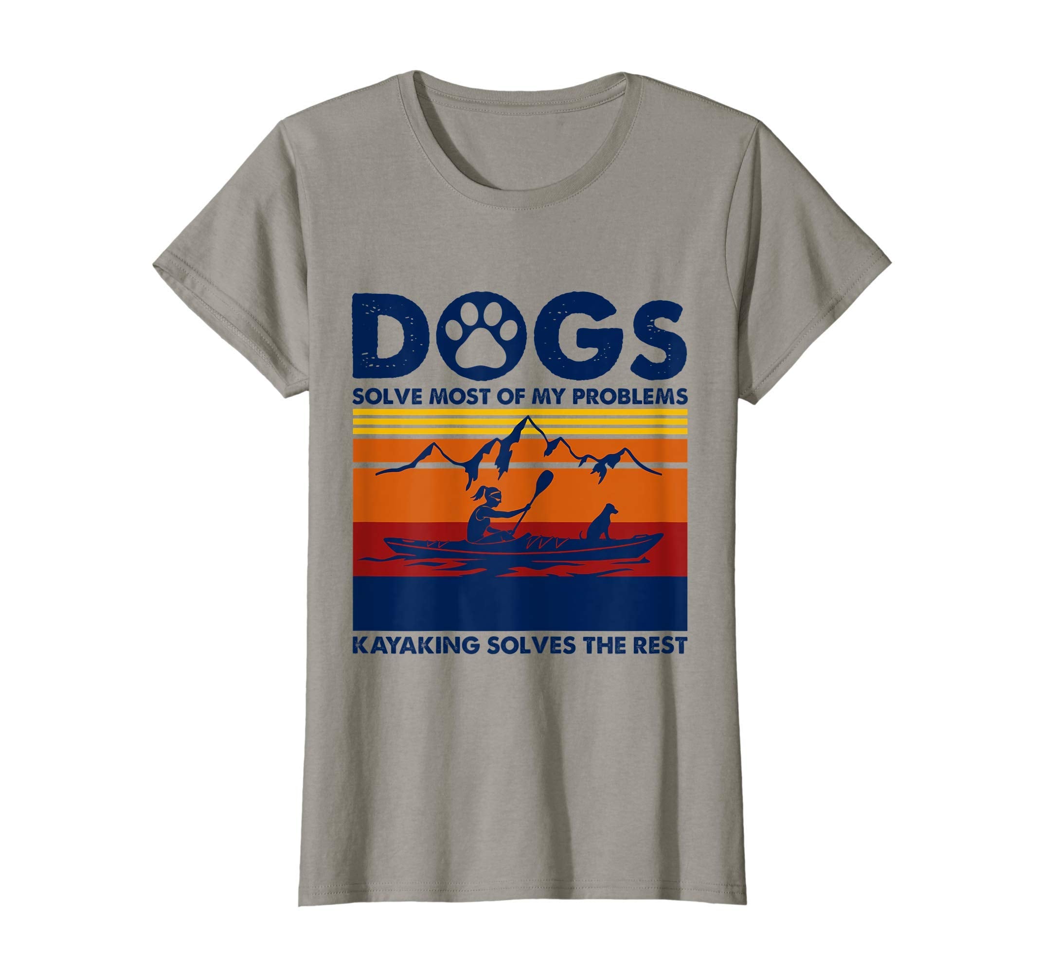 Womens Dogs And Kayaking Sunset Kayak T-Shirt - Streetwear Style Unisex - T-Shirt, Sweatshirt, Hoodie