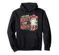 Funny Cowboy Ghost Country Western Hoodie - Minimalist Print for Adults - T-Shirt, Sweatshirt, Hoodie