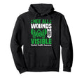 Not All Wounds Are Visible Mental Hoodie - Unique Graphic for Adults - T-Shirt, Sweatshirt, Hoodie