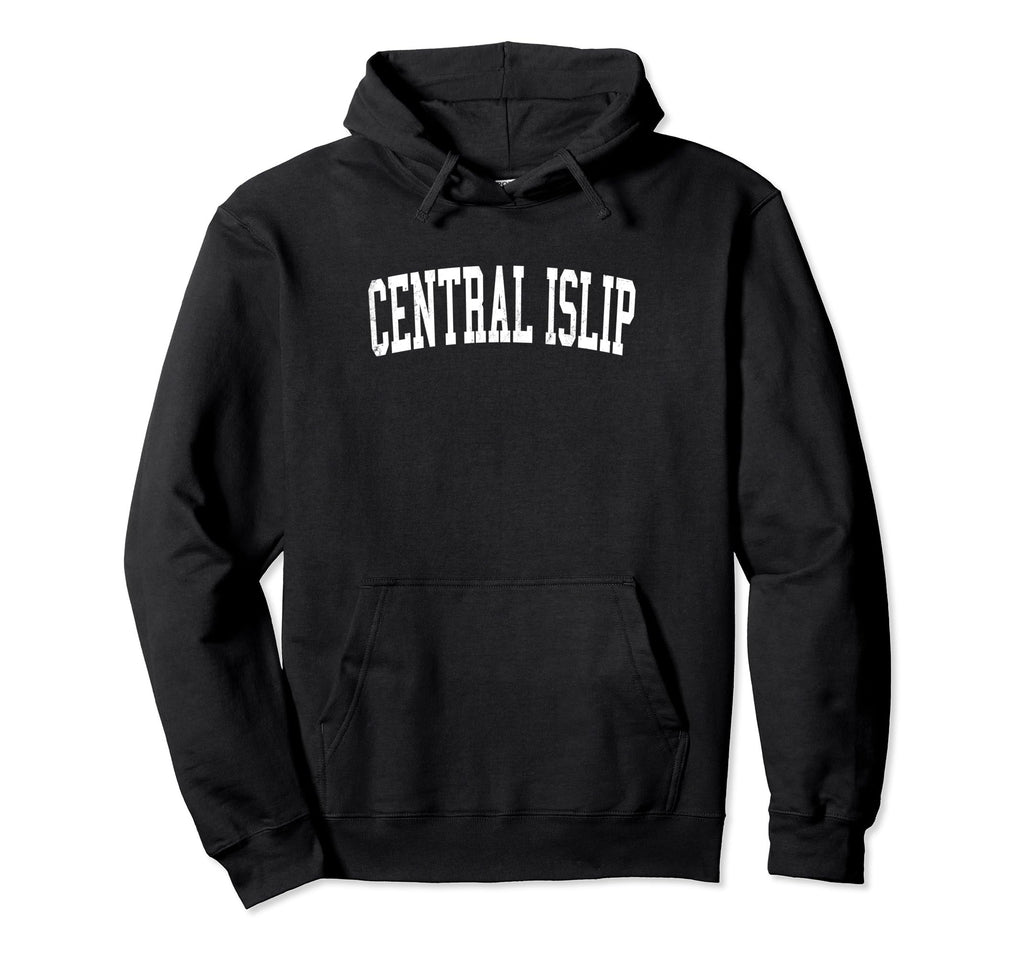 Central La Distressed White Varsity Hoodie - Streetwear Style for Adults - T-Shirt, Sweatshirt, Hoodie