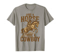 Western Rodeo Save Horse Ride Cowboy T-Shirt - Novelty Apparel Men Women - T-Shirt, Sweatshirt, Hoodie