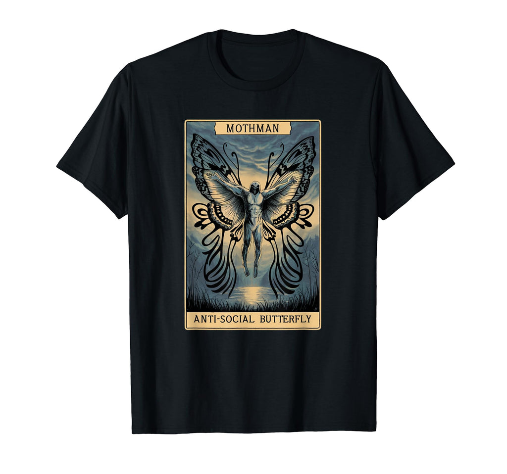 Antisocial Butterfly Fairy Grunge T-Shirt - Fun Novelty Design for Adults - T-Shirt, Sweatshirt, Hoodie