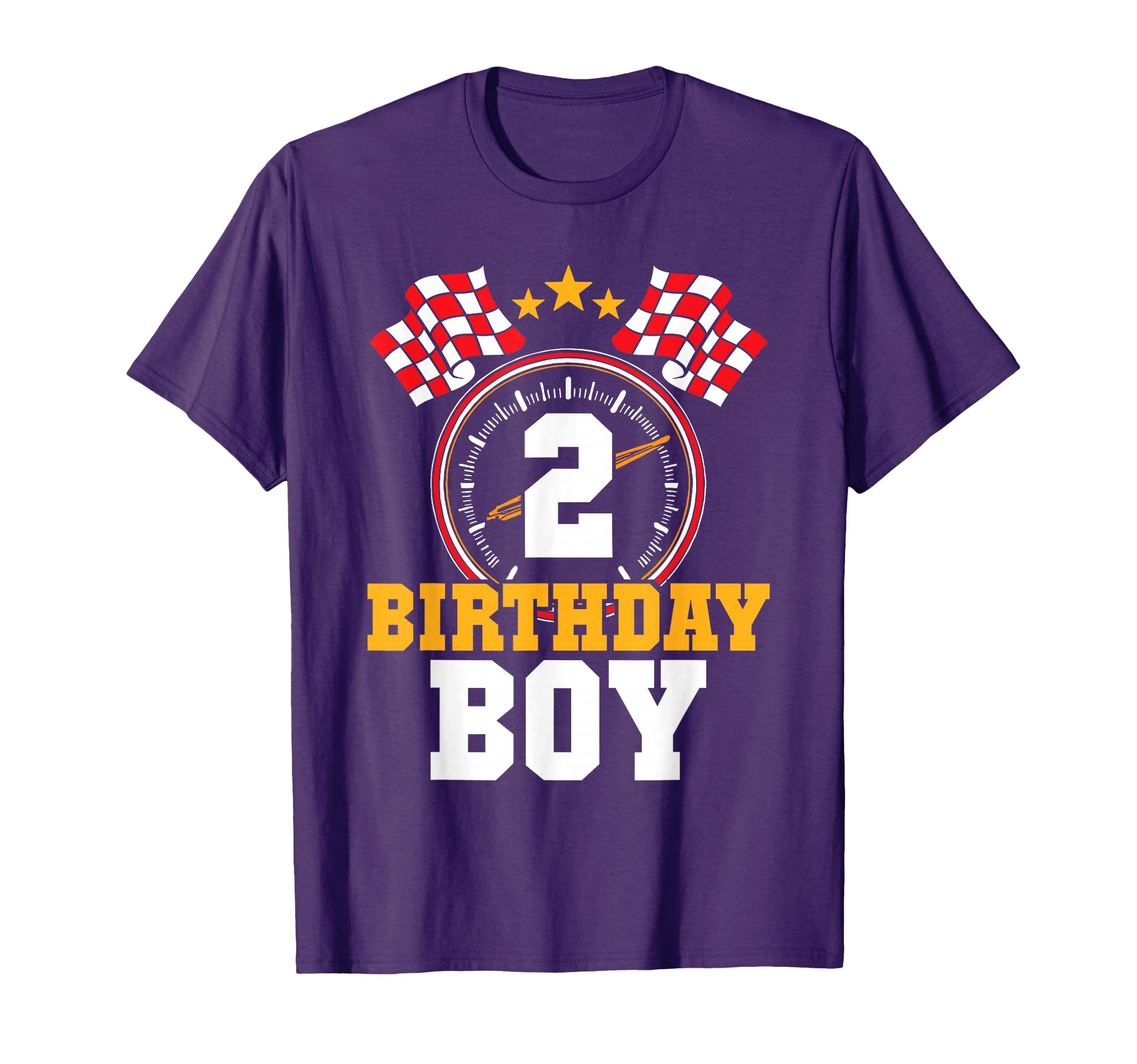 Birthday 2Nd Race Car Party 2 Years Old T-Shirt - Unique Graphic Men Women - T-Shirt, Sweatshirt, Hoodie