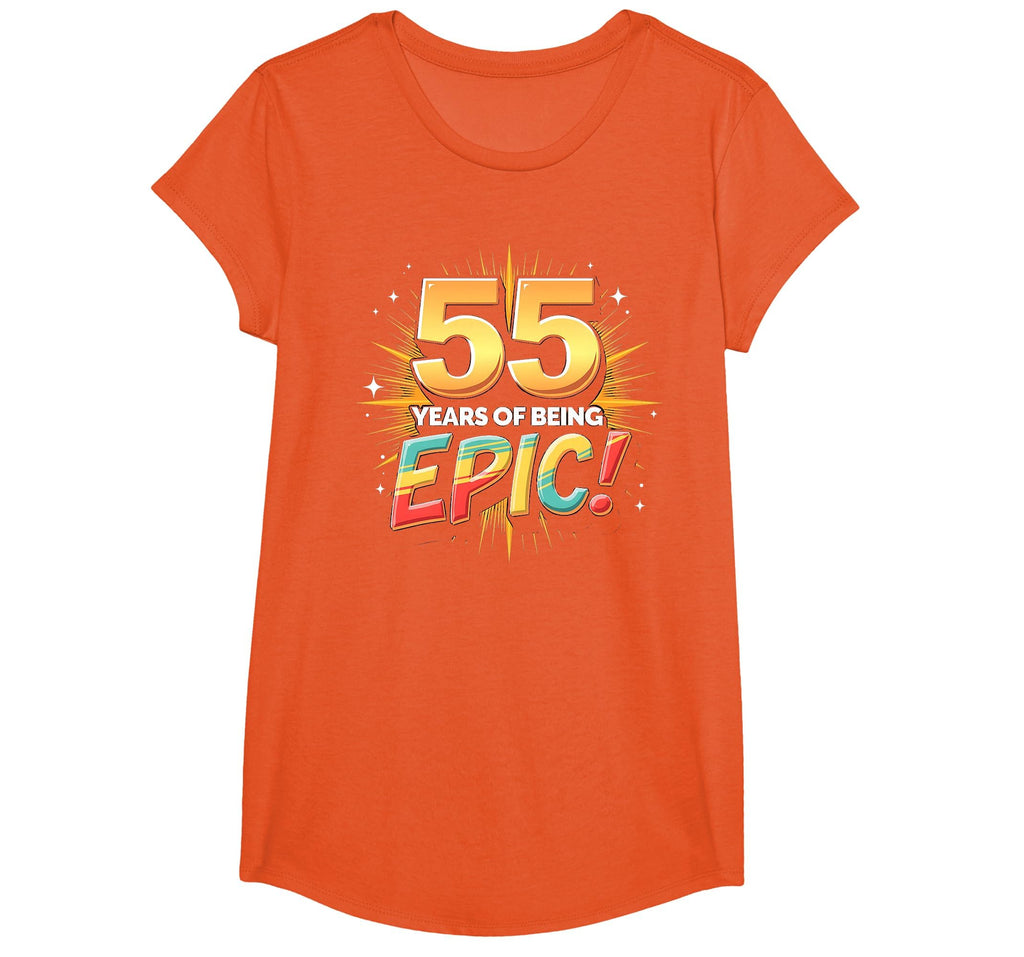 55 Years Epic Birthday Gift T-Shirt - Minimalist Print for Adults - T-Shirt, Sweatshirt, Hoodie