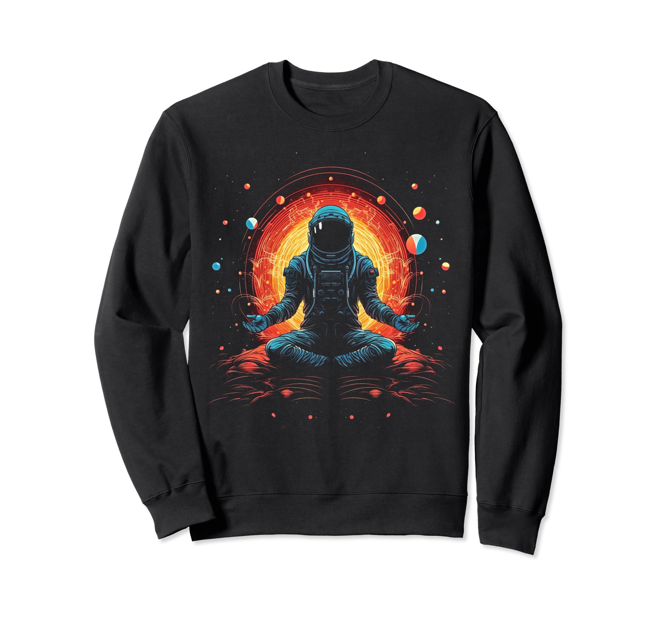 Synthwave Astronaut Cyberpunk Sweatshirt - Aesthetic Graphic for Adults - T-Shirt, Sweatshirt, Hoodie
