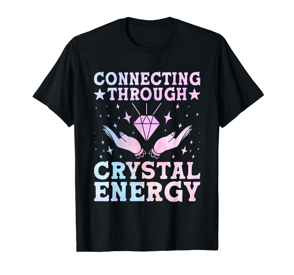 Spiritual Crystal Stones Healing T-Shirt - Minimalist Print Men Women - T-Shirt, Sweatshirt, Hoodie