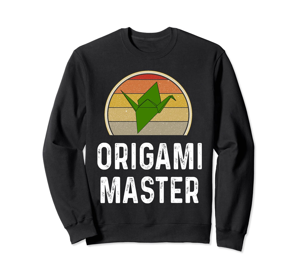Funny Origami Master Folded Bird Sweatshirt - Custom Art Print Men Women - T-Shirt, Sweatshirt, Hoodie