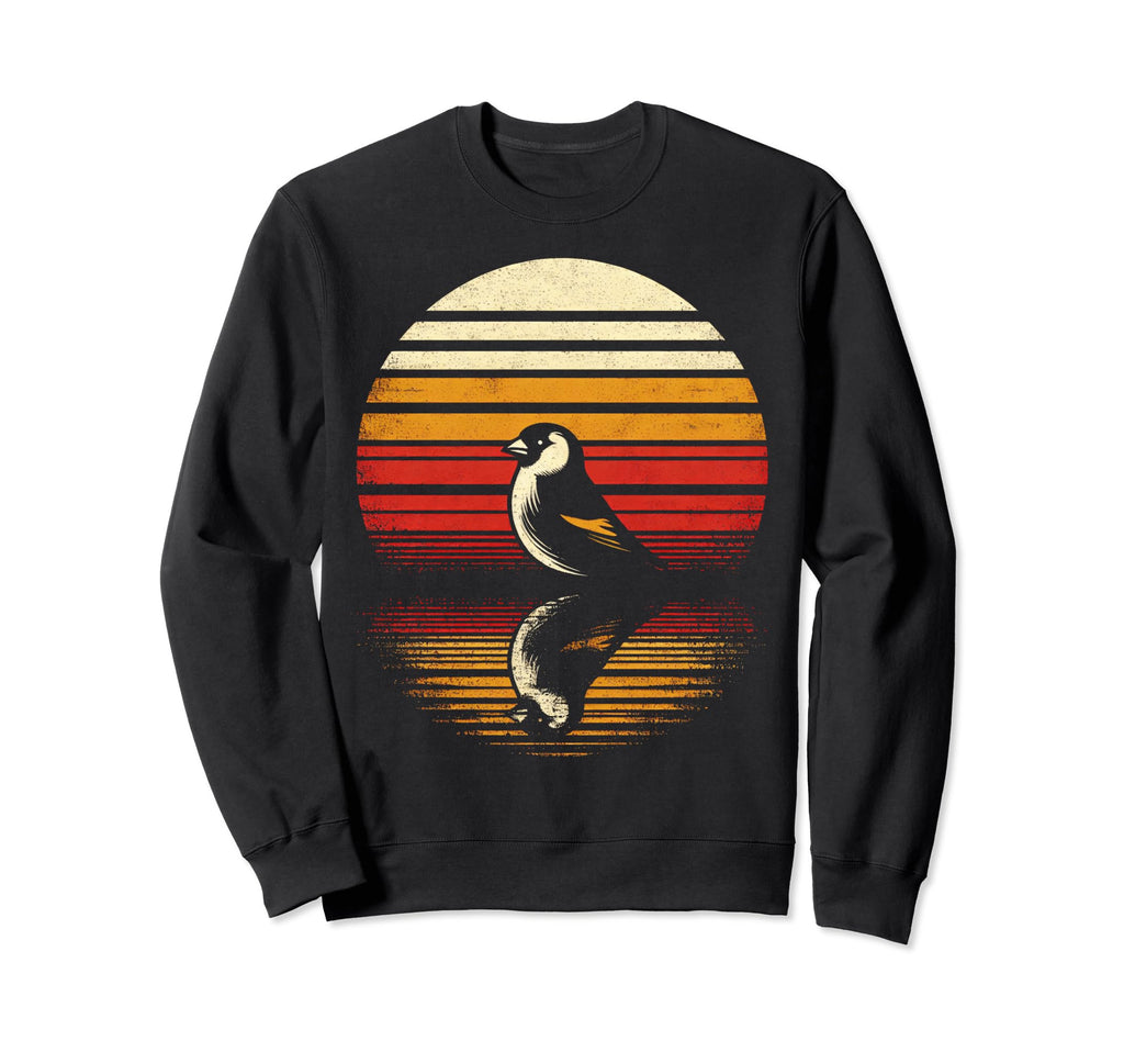 Goldfinch Bird Sunset Safari 70S Sweatshirt - Trendy Graphic Men Women - T-Shirt, Sweatshirt, Hoodie