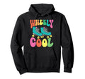 Roller Skating Skate 1970S Wheely Hoodie - Graphic Print Unisex - T-Shirt, Sweatshirt, Hoodie