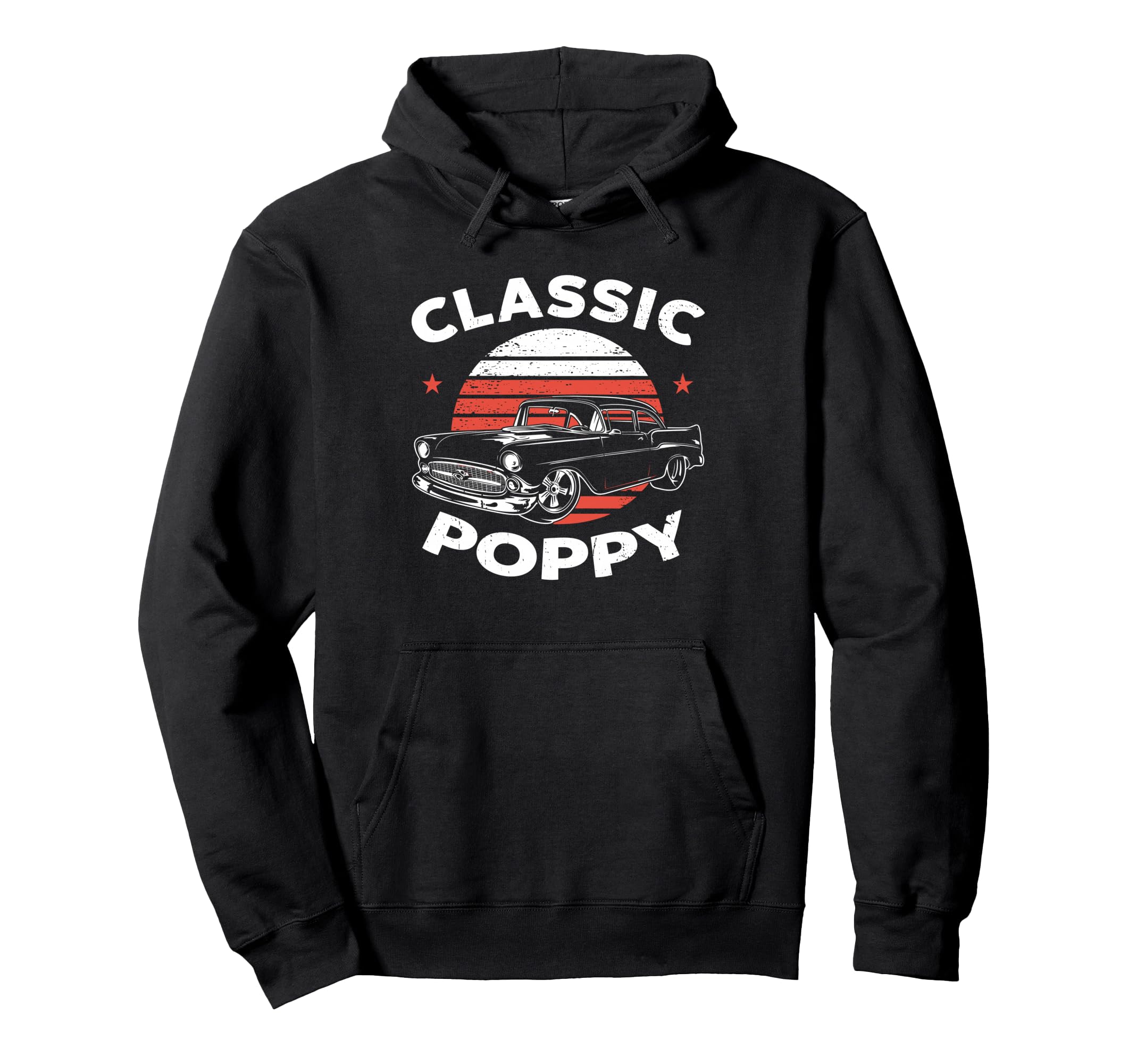 Poppy Muscle Car Lover Enthusiast Hoodie - Unique Graphic for Adults - T-Shirt, Sweatshirt, Hoodie