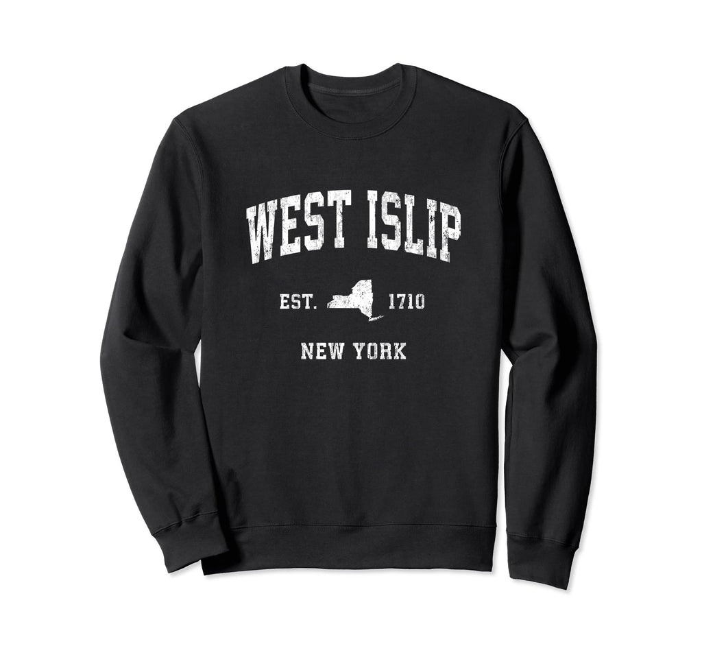 West Islip New York Ny Athletic Sweatshirt - Streetwear Style for Adults - T-Shirt, Sweatshirt, Hoodie