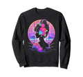 Vaporwave Geisha 80S Synthwave 34 Sweatshirt - Custom Art Print for Adults - T-Shirt, Sweatshirt, Hoodie
