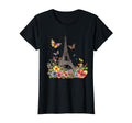 Paris France Eiffel Tower Flowers T-Shirt - Streetwear Style Men Women - T-Shirt, Sweatshirt, Hoodie
