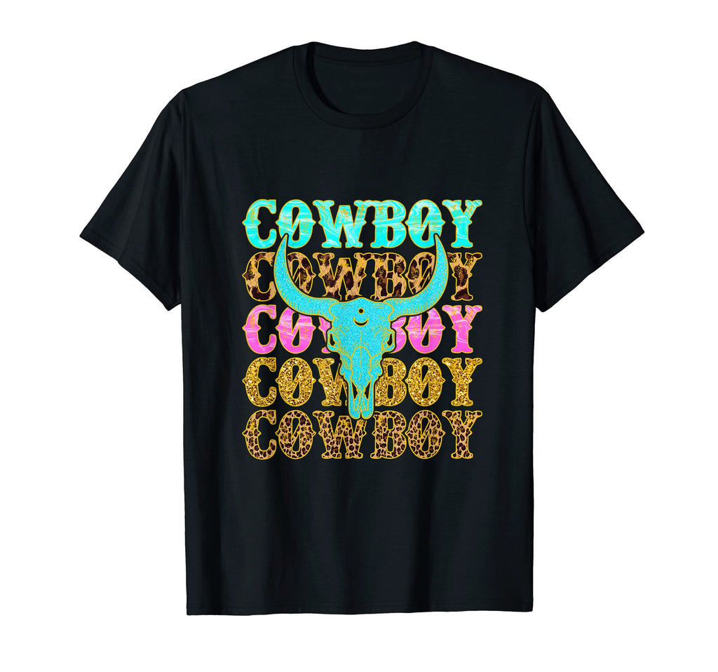 Cow Skull Cowboy Killer Western T-Shirt - Streetwear Style Men Women - T-Shirt, Sweatshirt, Hoodie