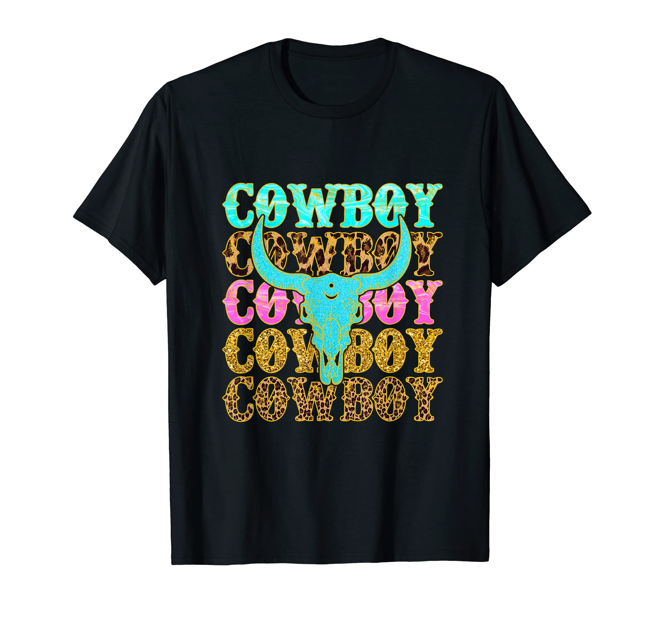 Cow Skull Cowboy Killer Western T-Shirt - Streetwear Style Men Women - T-Shirt, Sweatshirt, Hoodie