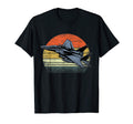 Military Jet Sunset Fighter Aircraft T-Shirt - Unique Graphic Men Women - T-Shirt, Sweatshirt, Hoodie