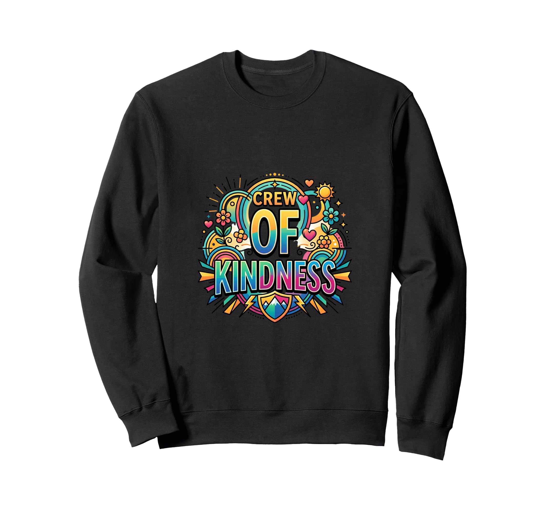 Crew Kindness Unity Support Concept Sweatshirt - Minimalist Print Unisex - T-Shirt, Sweatshirt, Hoodie