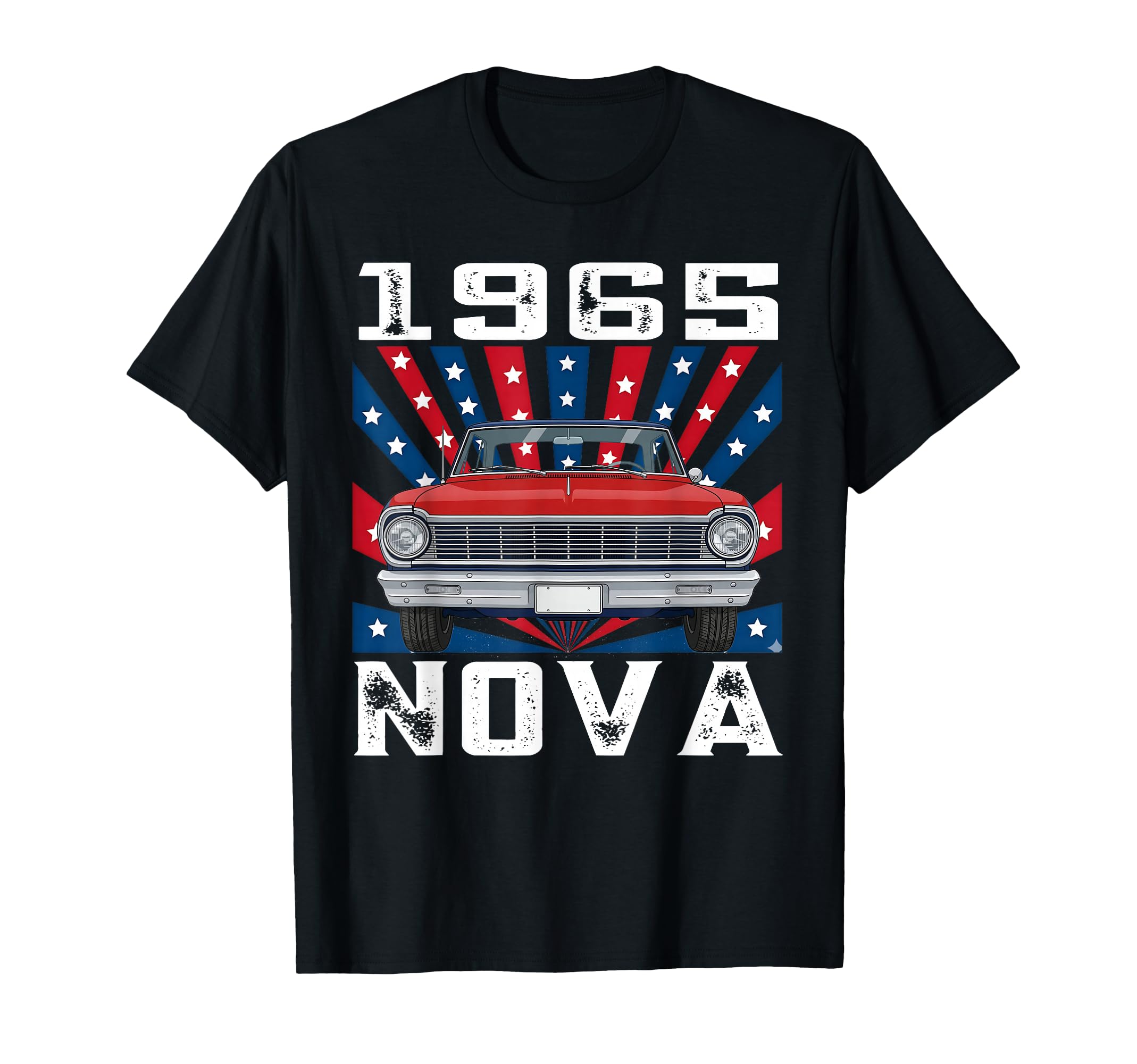 1965 65 Nova Silhouette Muscle Car T-Shirt - Trendy Graphic Men Women - T-Shirt, Sweatshirt, Hoodie