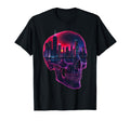 90S Vaporwave Aesthetic Skull T-Shirt - Trendy Graphic for Adults - T-Shirt, Sweatshirt, Hoodie