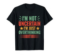 Overthinking Overthinker Funny T-Shirt - Aesthetic Graphic for Adults - T-Shirt, Sweatshirt, Hoodie