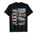 Tokyo City Synthwave Racing Car Japan Tokyo T-Shirt - Unique Graphic Unisex - T-Shirt, Sweatshirt, Hoodie