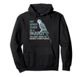 Blue Parakeet Spirit Guide Funny Hoodie - Custom Art Print Unisex - T-Shirt, Sweatshirt, Hoodie