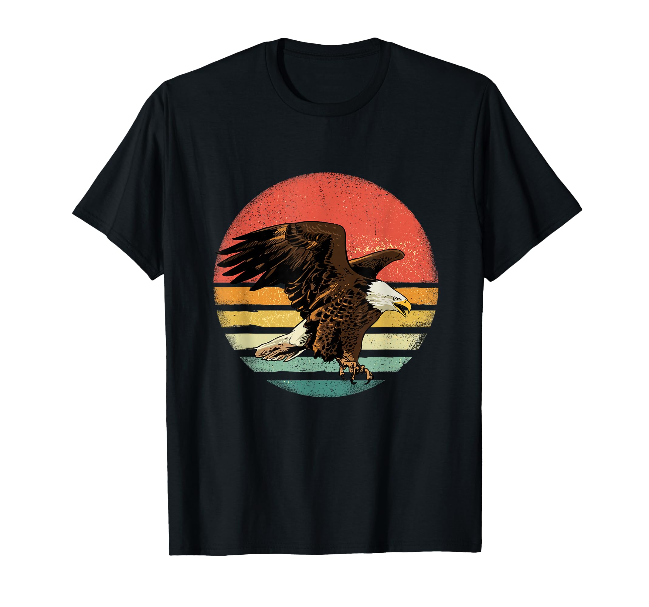 Sunset Bald Eagle Eagle Lover T-Shirt - Custom Art Print Unisex - T-Shirt, Sweatshirt, Hoodie