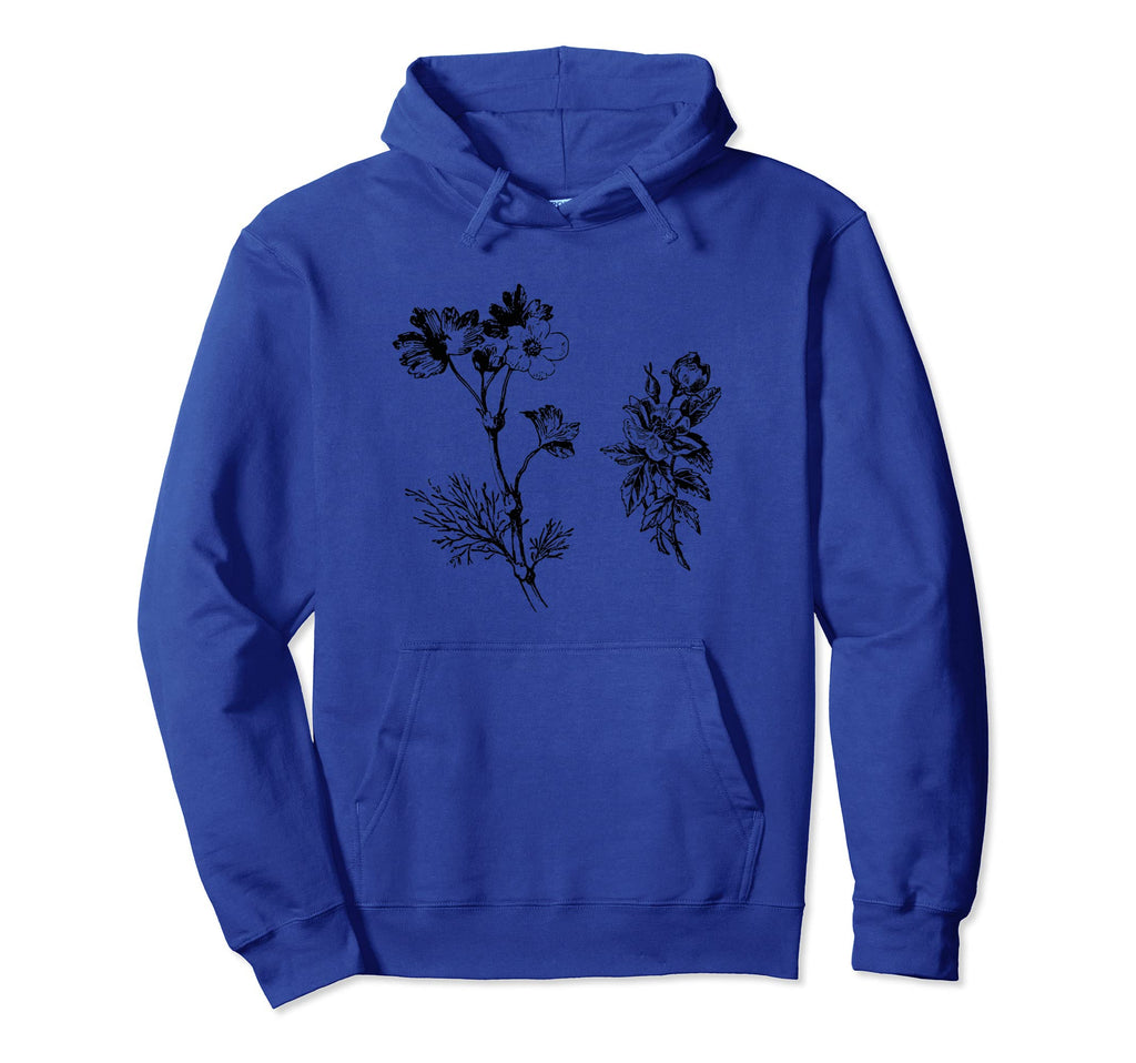 Flower Quirky Hoodie - Custom Art Print Men Women - T-Shirt, Sweatshirt, Hoodie
