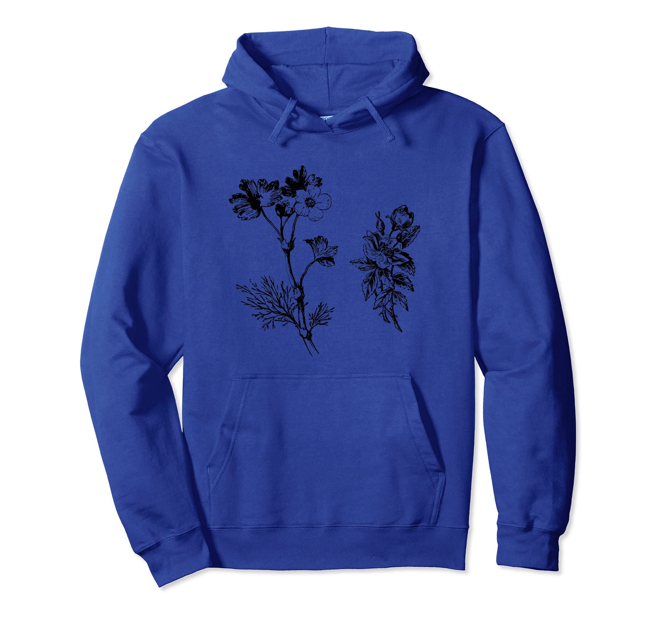 Flower Quirky Hoodie - Custom Art Print Men Women - T-Shirt, Sweatshirt, Hoodie