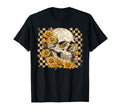 Floral Skull Skeleton Fall Autumn T-Shirt - Custom Art Print for Adults - T-Shirt, Sweatshirt, Hoodie