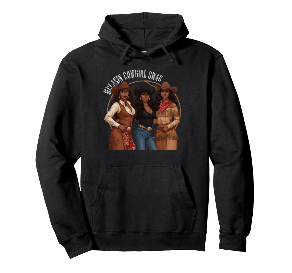Lets Go Western Country Melanin Hoodie - Casual Everyday Wear Unisex - T-Shirt, Sweatshirt, Hoodie