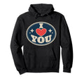 I Heart You Western Country Valentine Hoodie - Casual Everyday Wear Unisex - T-Shirt, Sweatshirt, Hoodie