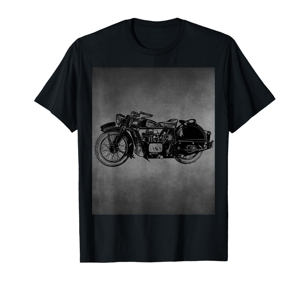 Motorcycle Drawing T-Shirt - Trendy Graphic for Adults - T-Shirt, Sweatshirt, Hoodie