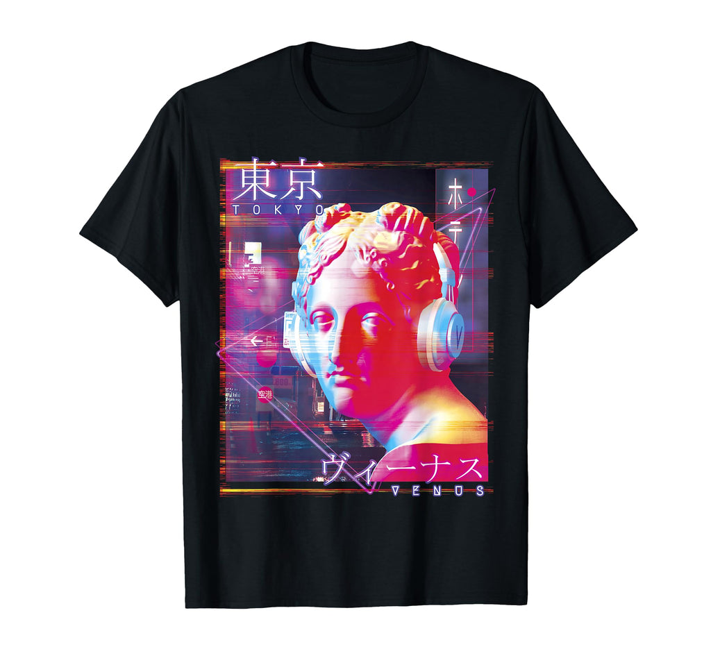 Vaporwave 80S Synthwave Retrowave Dj T-Shirt - Minimalist Print Unisex - T-Shirt, Sweatshirt, Hoodie