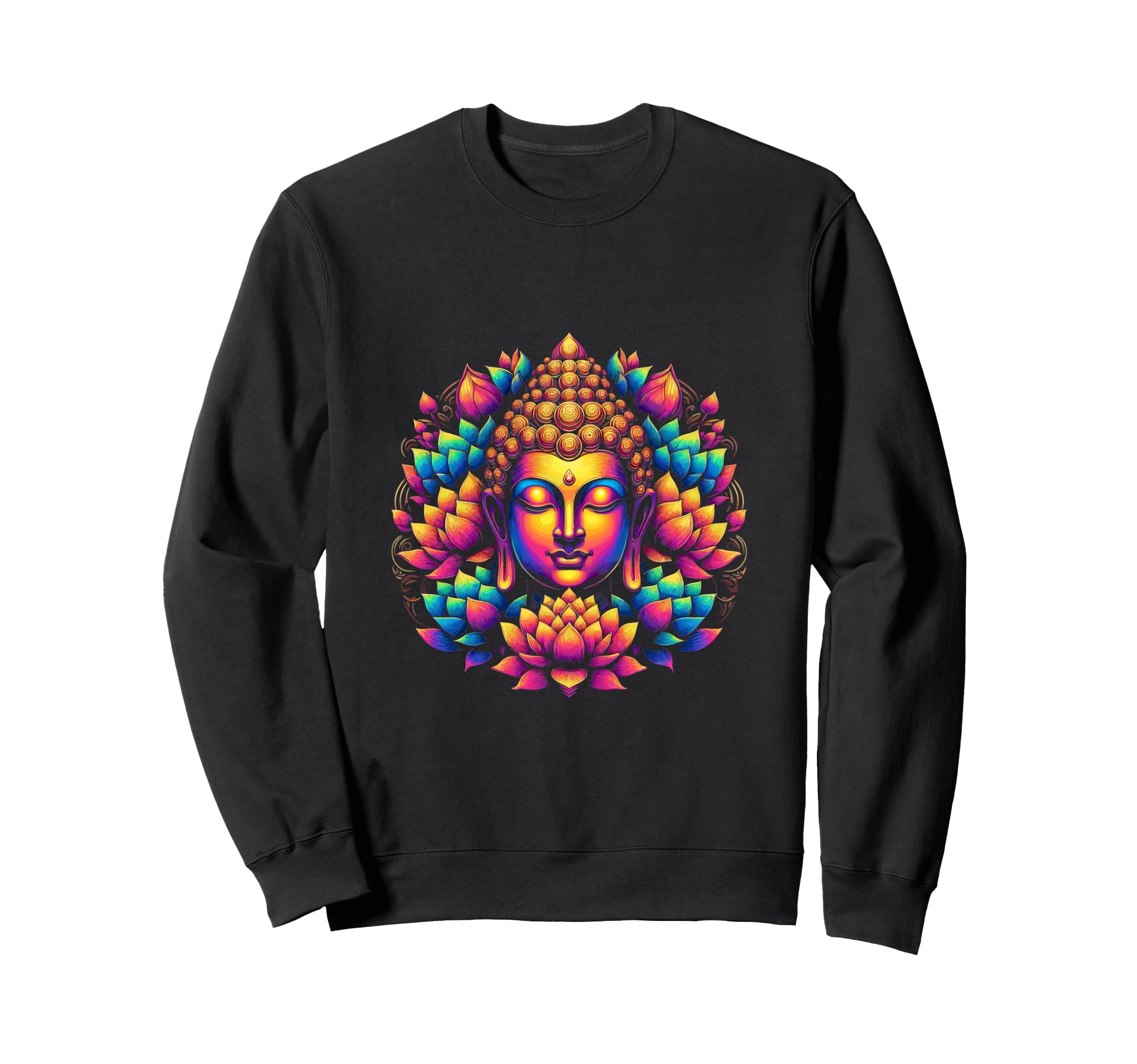 Buddha Buddhist Buddhism Gautama Zen Sweatshirt - Custom Art Print Unisex - T-Shirt, Sweatshirt, Hoodie