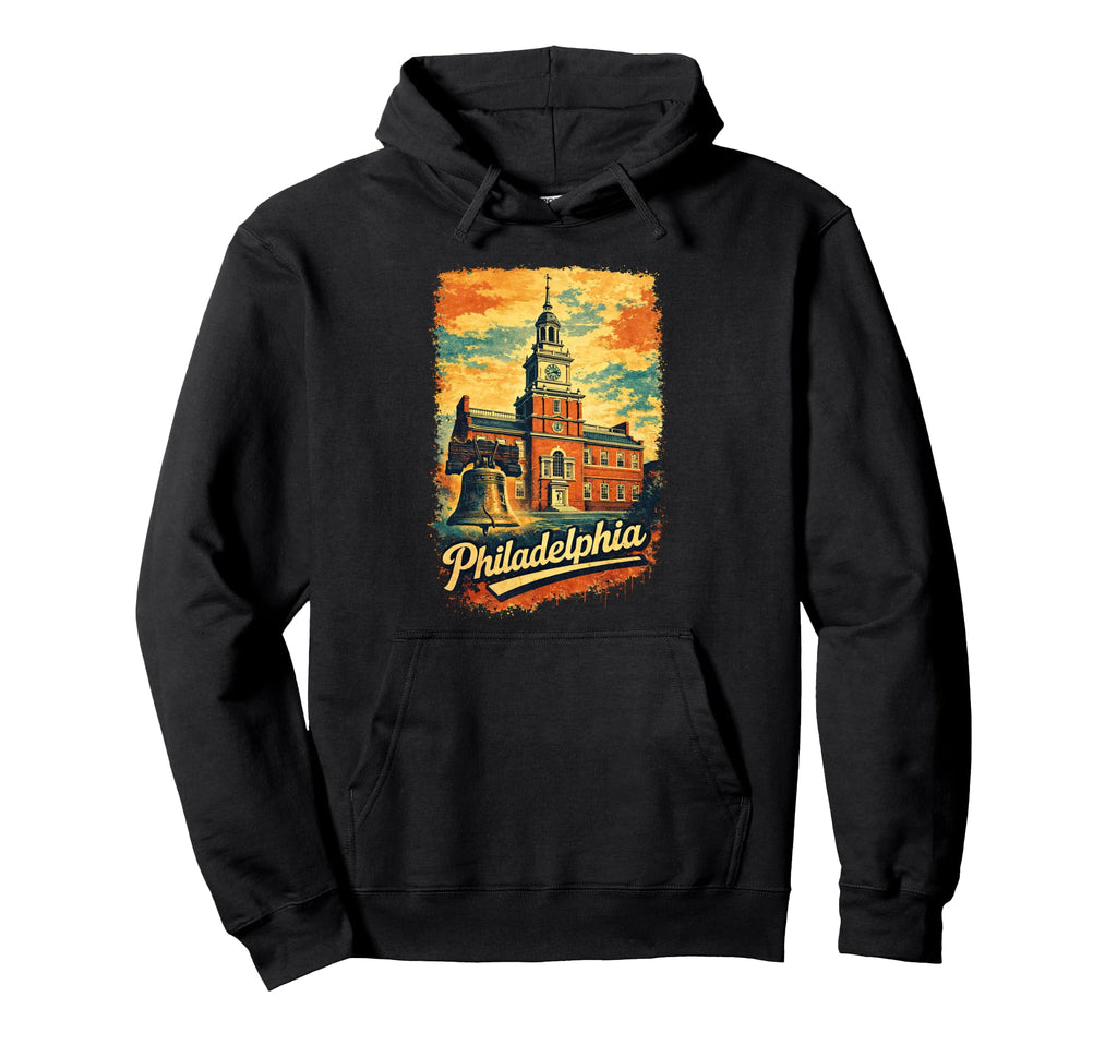 Philadelphia Pennsylvania Hoodie - Fun Novelty Design for Adults - T-Shirt, Sweatshirt, Hoodie