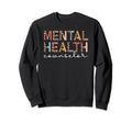 Mental Health Counselor Leopard Sweatshirt - Fun Novelty Design for Adults - T-Shirt, Sweatshirt, Hoodie