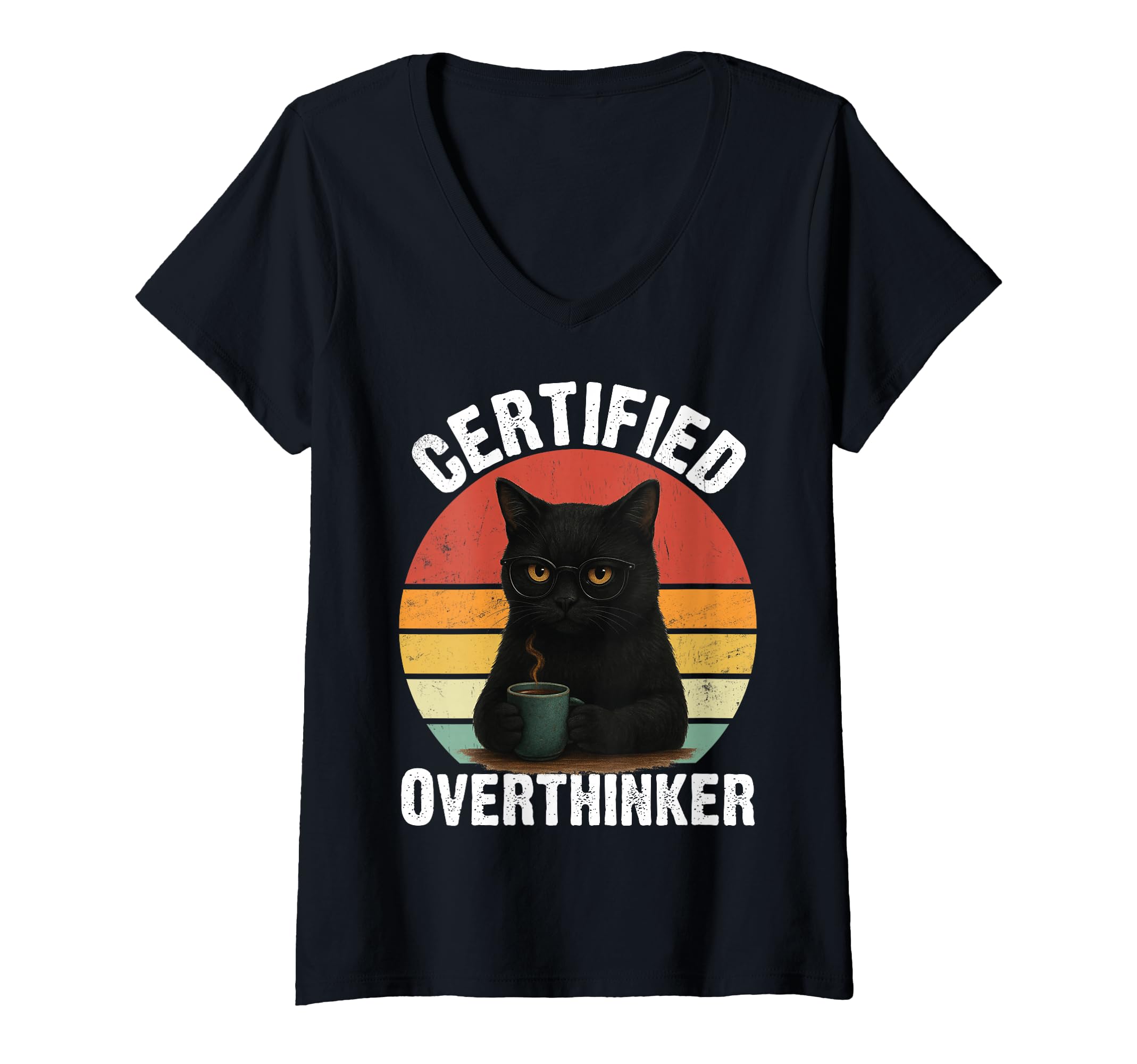 Womens Certified Overthinker Funny T-Shirt - Novelty Apparel Men Women - T-Shirt, Sweatshirt, Hoodie