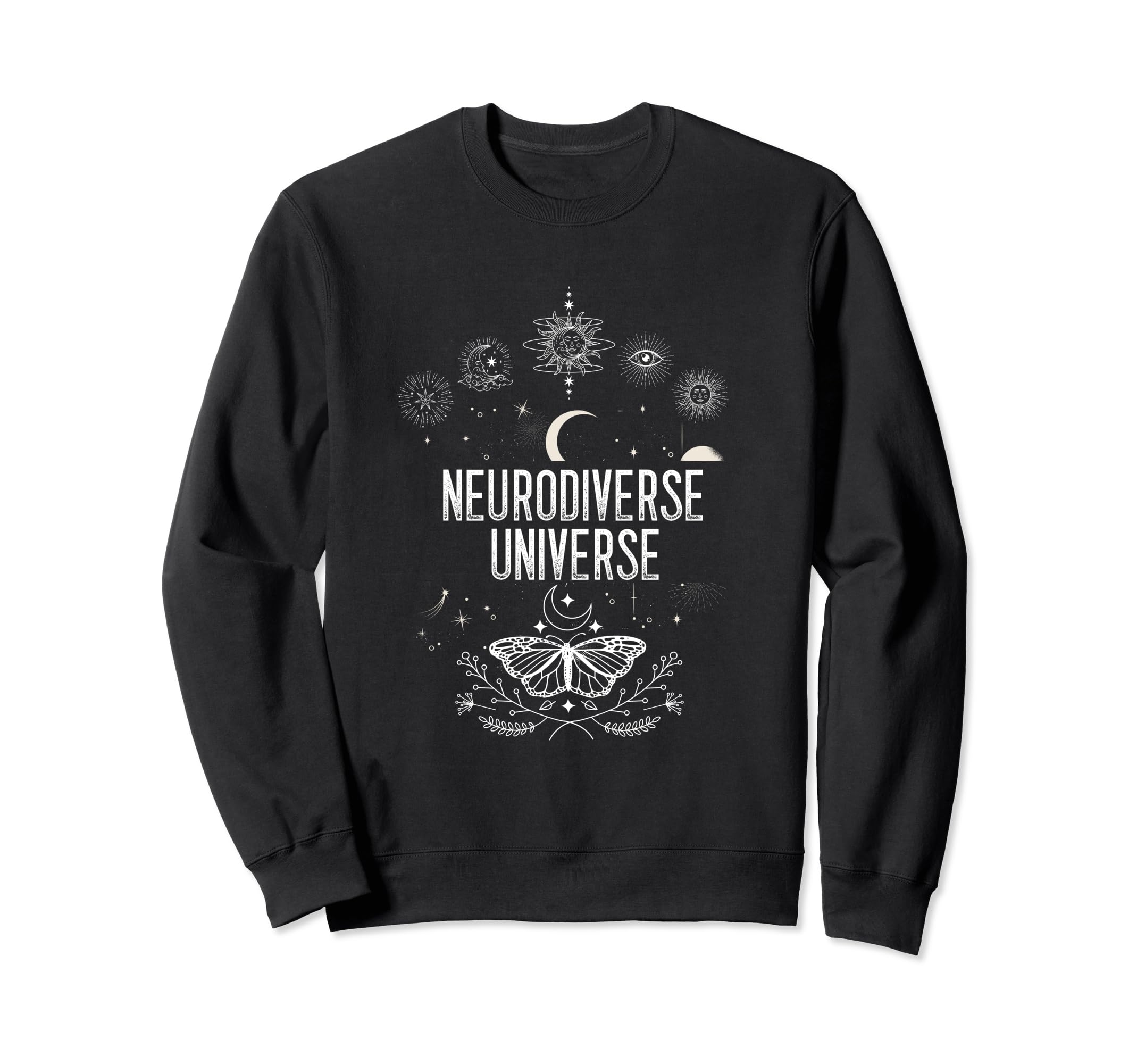 Neurodiversity Neurodiverse Universe Sweatshirt - Custom Art Print Unisex - T-Shirt, Sweatshirt, Hoodie