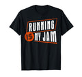Running Is My Jam Bold Typography T-Shirt - Custom Art Print Unisex - T-Shirt, Sweatshirt, Hoodie