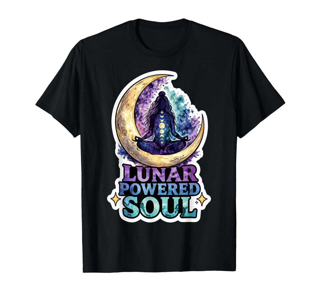 Moon Meditation Lunar Mindfulness T-Shirt - Aesthetic Graphic Unisex - T-Shirt, Sweatshirt, Hoodie