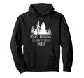 Forest Bathing Cleanse Your Spirit Trees Hoodie - Graphic Print Men Women - T-Shirt, Sweatshirt, Hoodie
