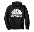 Sunshine And West Palm Beach Florida Hoodie - Minimalist Print Men Women - T-Shirt, Sweatshirt, Hoodie